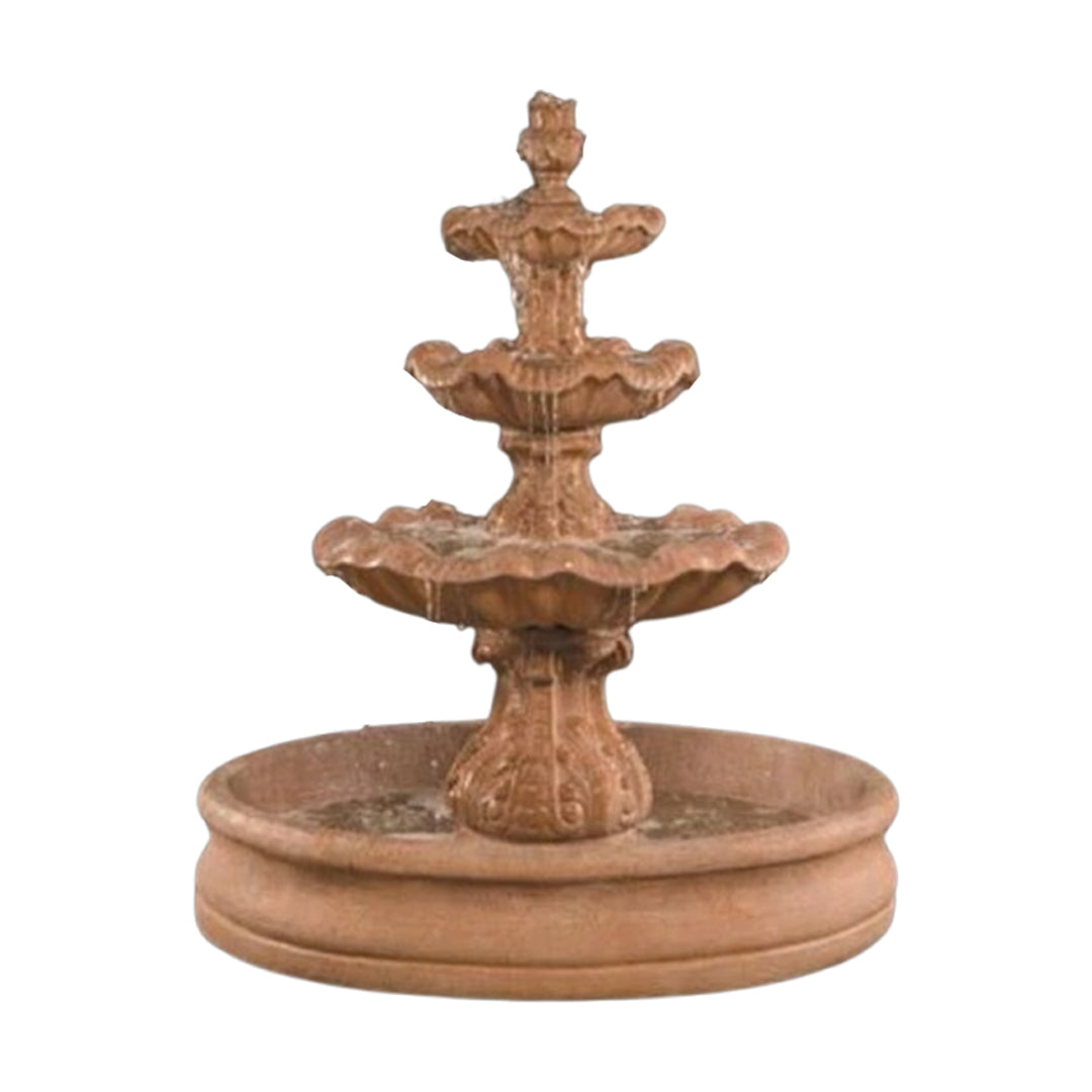 Italian 3 Tier Fountain with 55 Basin in Cast Stone by Fiore Stone IT-B3 - Majestic Fountains.jpg