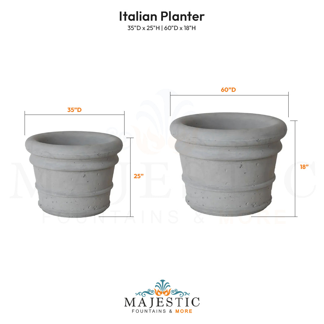 Italian Planter - Majestic Fountains