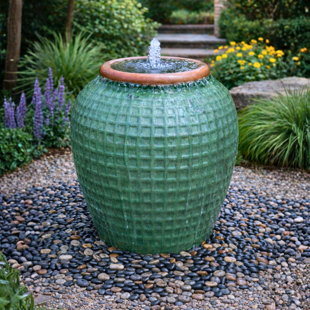 Jade Sienna Single Vase Fountain Kit - FNT40133