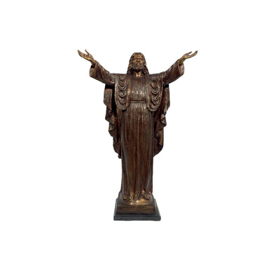 Jesus Bronze Table Top Sculpture - Majestic Fountains