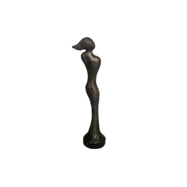 Joyful Lady Bronze Table Top Sculpture - Majestic Fountains