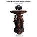 Ladies & Lion Heads Bronze Fountain - Majestic fountains and More