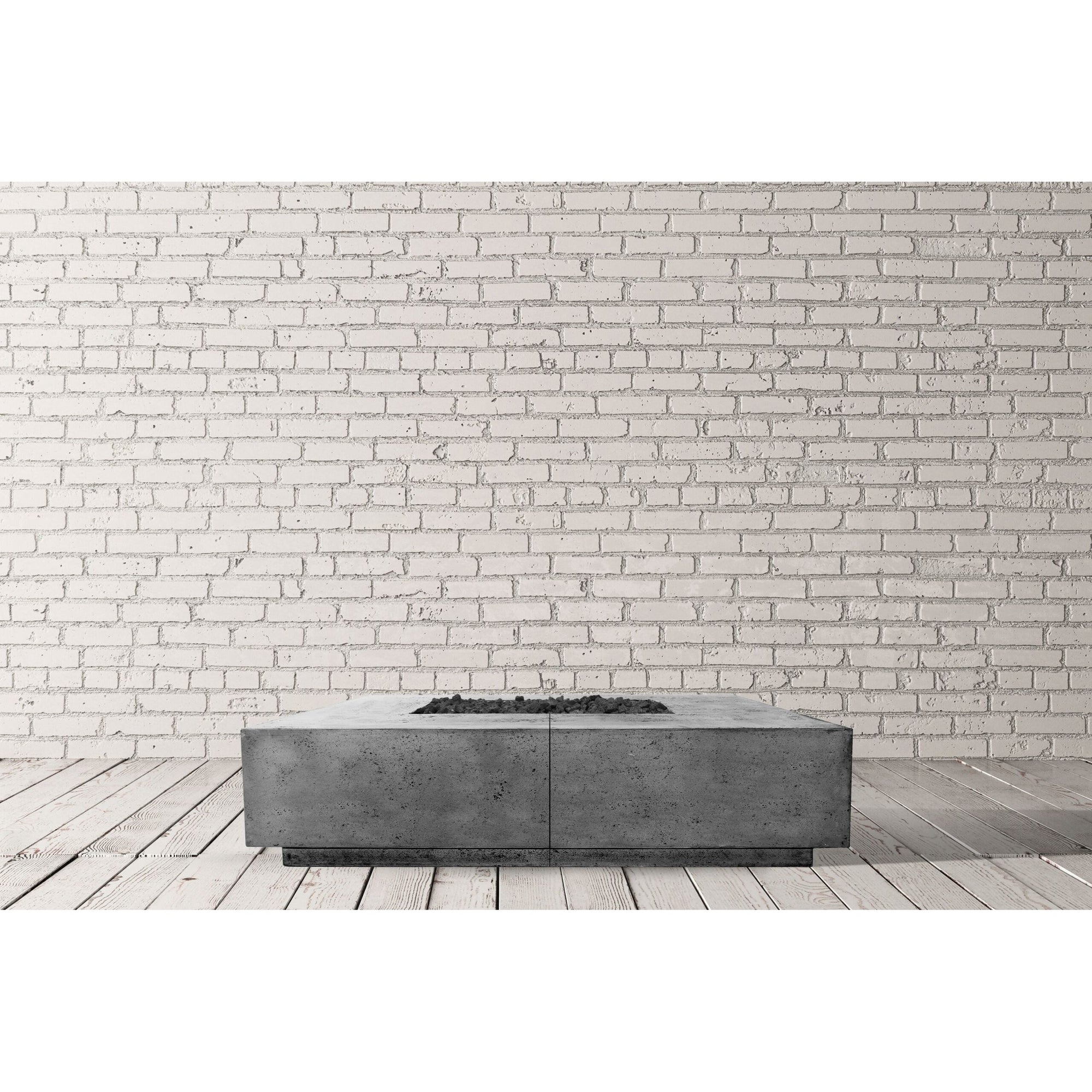 Largo 72 Fire Table in GFRC Concrete by Prism Hardscapes - Majestic Fountains