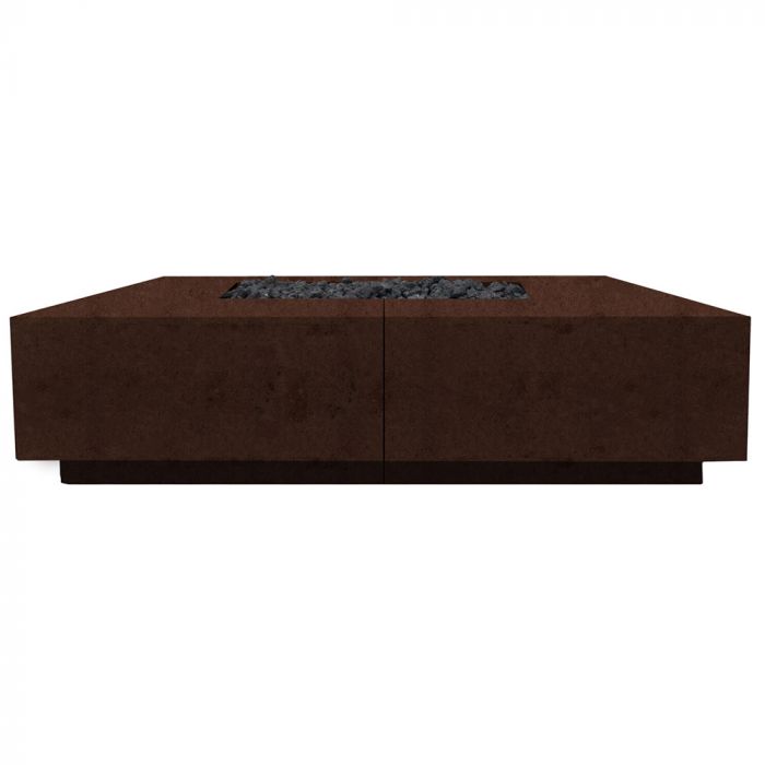 Largo 72 Fire Table in GFRC Concrete by Prism Hardscapes - Majestic Fountains and More