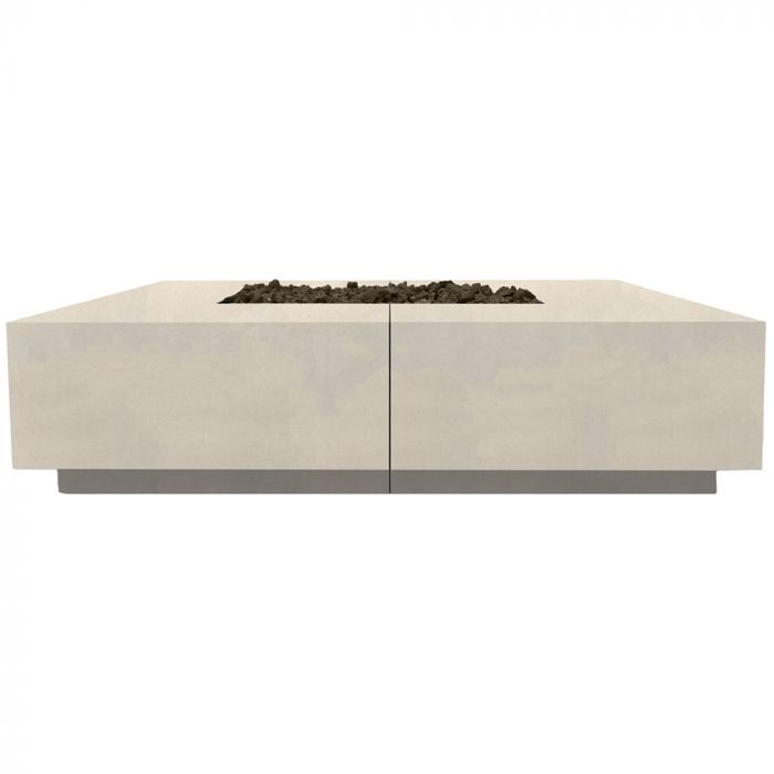 Largo 72 Fire Table in GFRC Concrete by Prism Hardscapes - Majestic Fountains and More