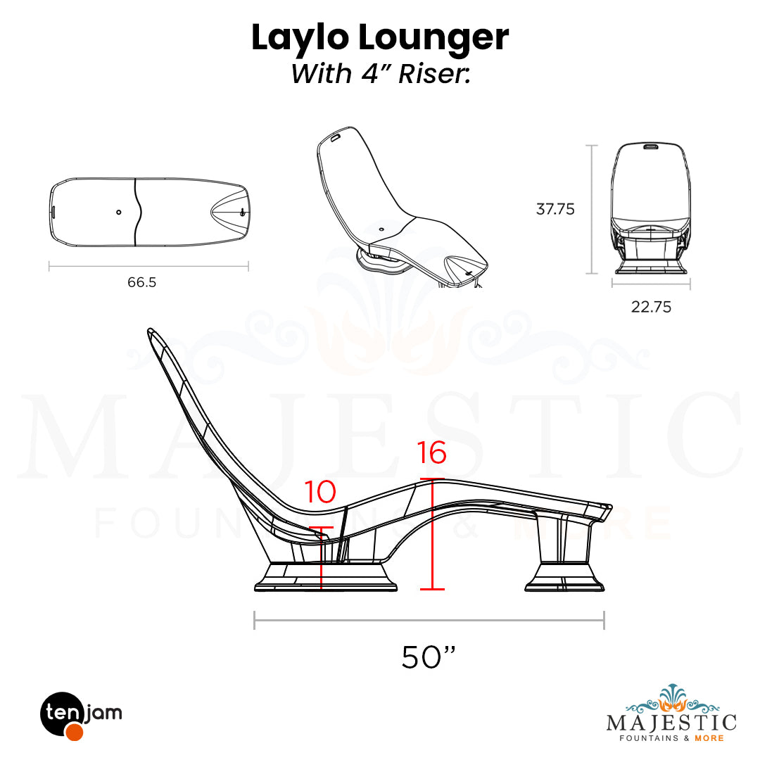 Laylo Lounger - Majestic Fountains
