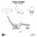 Laylo Lounger - Majestic Fountains
