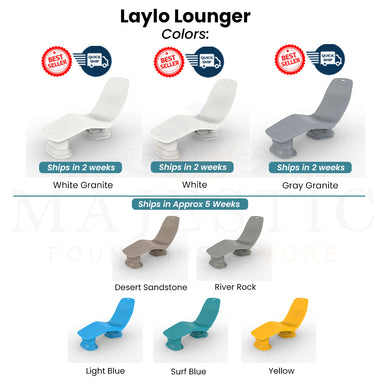Laylo Lounger Swatch - Majestic Fountains