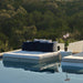 Ledge Lounger Affinity Affinity Square Sunbed with Flat Cushion In-Pool & Patio Furniture - Majestic Fountains