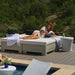 Ledge Lounger Affinity Affinity Square Sunbed with Flat Cushion In-Pool & Patio Furniture - Majestic Fountains