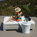 Ledge Lounger Affinity Affinity Square Sunbed with Flat Cushion In-Pool & Patio Furniture - Majestic Fountains