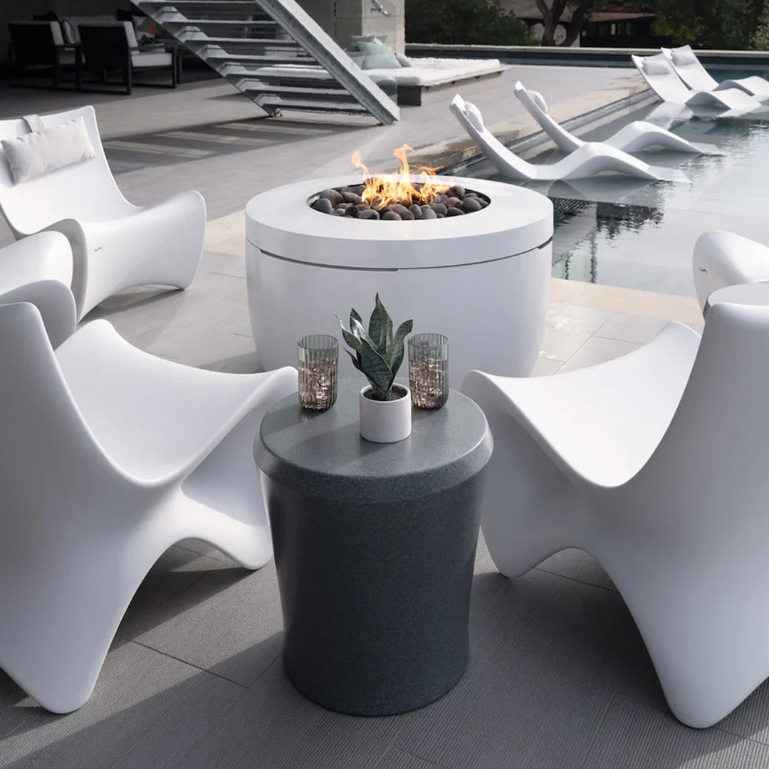 Ledge Lounger Affinity Side Table In-Pool & Patio Furniture - Majestic Fountains