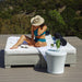 Ledge Lounger Affinity Side Table In-Pool & Patio Furniture - Majestic Fountains