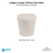 Ledge Lounger Affinity Side Table In-Pool & Patio Furniture - Majestic Fountains