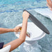 Ledge Lounger Autograph Chaise & Side Table Set w Headrest Pillows - In-Pool & Patio Furniture - Majestic Fountains