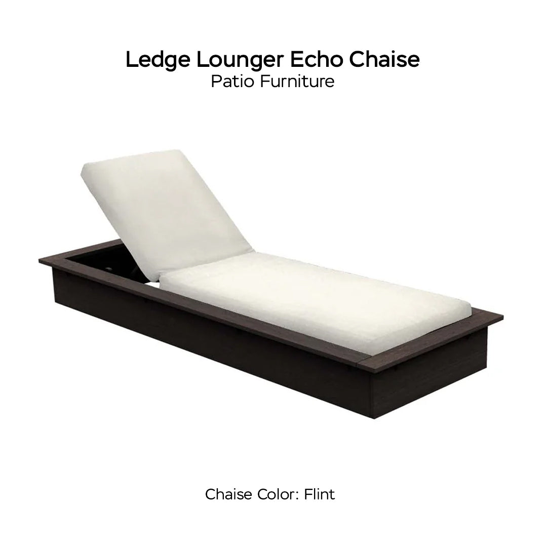 Ledge Lounger Echo Chaise - Patio Furniture - Majestic Fountains