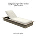 Ledge Lounger Echo Chaise - Patio Furniture - Majestic Fountains