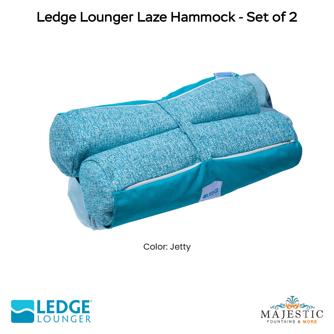 Ledge Lounger Laze Hammock - Set of 2 - Majestic Fountains