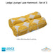 Ledge Lounger Laze Hammock - Set of 2 - Majestic Fountains