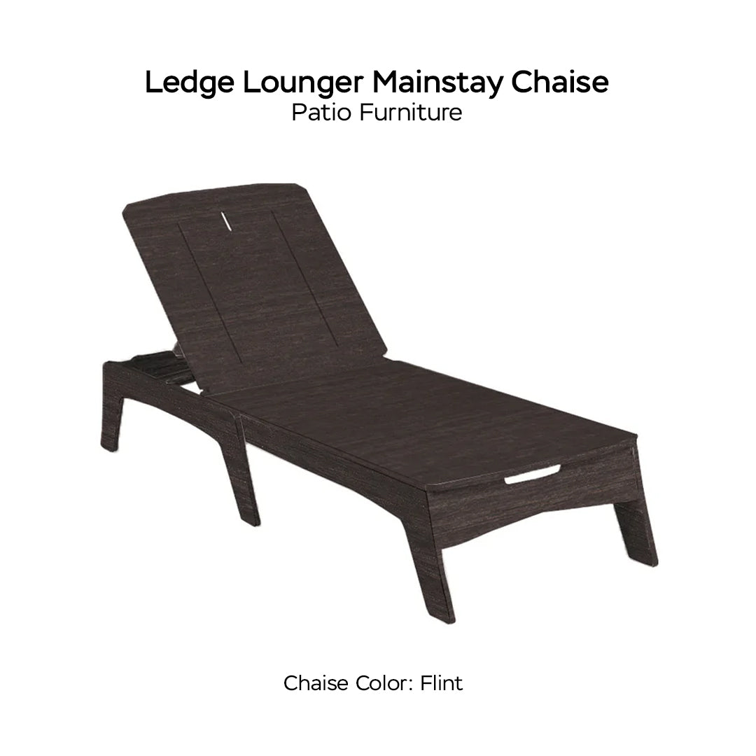Ledge Lounger Mainstay Chaise - Patio Furniture - Majestic Fountains