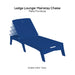 Ledge Lounger Mainstay Chaise - Patio Furniture - Majestic Fountains
