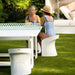 Ledge Lounger Signature Bar Stool -  Counter Height - Majestic Fountains