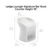 Ledge Lounger Signature Bar Stool -  Counter Height - Majestic Fountains