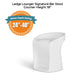 Ledge Lounger Signature Bar Stool -  Counter Height - Majestic Fountains