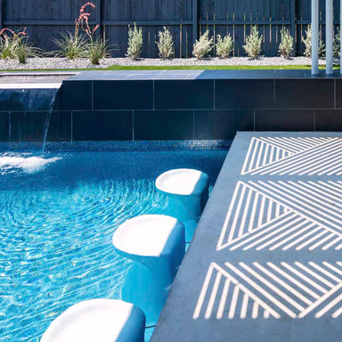 Ledge Lounger Signature Bar Stool - Counter Height 29.5 - Majestic Fountains