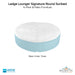 Ledge Lounger Signature Round Sunbed In-Pool & Patio Furniture - Majestic Fountains