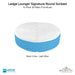 Ledge Lounger Signature Round Sunbed In-Pool & Patio Furniture - Majestic Fountains