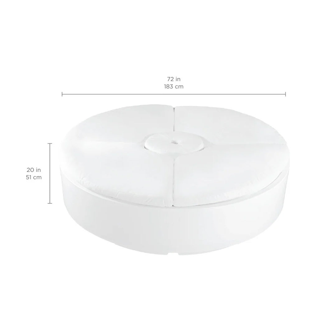 Ledge Lounger Signature Round Sunbed In-Pool & Patio Furniture - Majestic Fountains