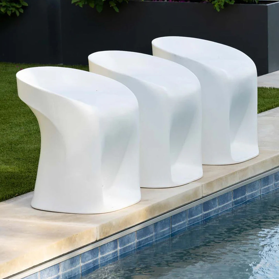 Ledge Lounger Table Tennis and Barstools Gathering Set - Majestic Fountains