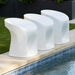 Ledge Lounger Table Tennis and Barstools Gathering Set - Majestic Fountains