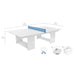 Ledge Lounger Table Tennis and Barstools Gathering Set - Majestic Fountains