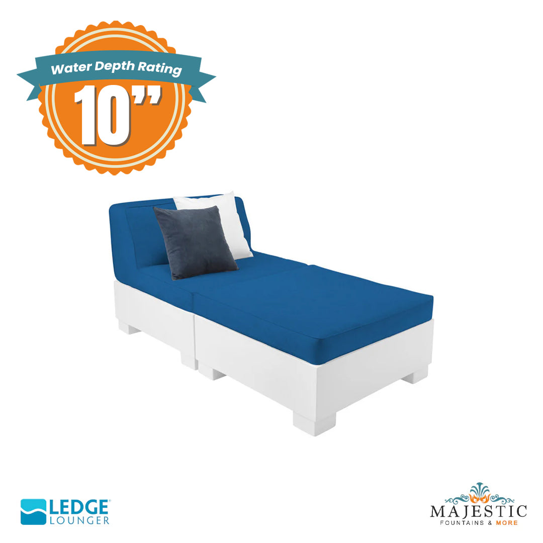Ledge Lounger Affinity 2 Piece Sun Chair In-Pool & Patio Furniture Depth - Majestic Fountains