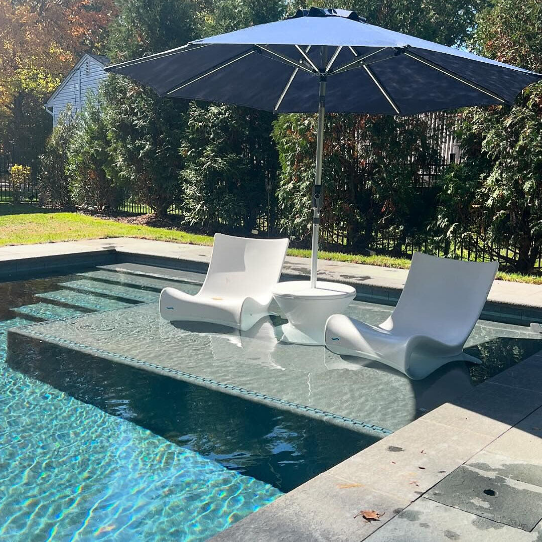 Ledge Lounger Autograph Chair In-Pool & Patio Furniture - Majestic Fountains