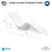 QUICKSHIP Ledge Lounger Autograph Chaise Size - Majestic Fountains