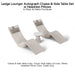 Ledge Lounger Autograph Chaise & Side Table Set w Headrest Pillows - Color Cloud - Table Lid White - Pillow Cadet Gray - In-Pool & Patio Furniture - Majestic Fountains