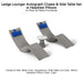 Ledge Lounger Autograph Chaise & Side Table Set w Headrest Pillows - Color Sandstone - Table Lid White - Pillow Capri - In-Pool & Patio Furniture - Majestic Fountains