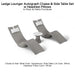 Ledge Lounger Autograph Chaise & Side Table Set w Headrest Pillows - Color Sandstone - Table Lid White - Pillow White - In-Pool & Patio Furniture - Majestic Fountains