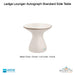 Ledge Lounger Autograph Standard Side Table In-Pool & Patio Furniture - Majestic Fountains