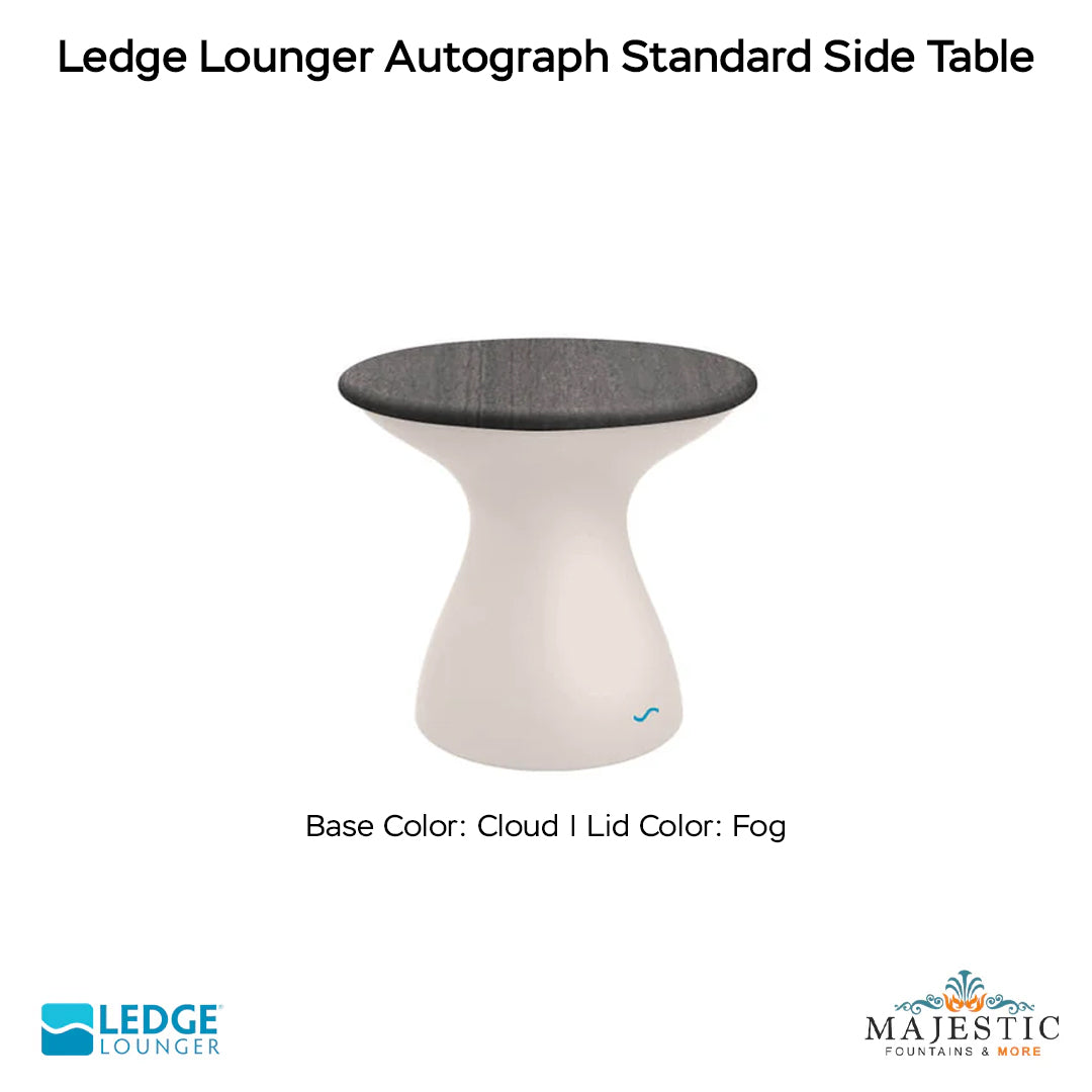 Ledge Lounger Autograph Standard Side Table In-Pool & Patio Furniture - Majestic Fountains