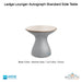 Ledge Lounger Autograph Standard Side Table In-Pool & Patio Furniture - Majestic Fountains
