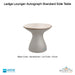 Ledge Lounger Autograph Standard Side Table In-Pool & Patio Furniture - Majestic Fountains