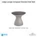 Ledge Lounger Autograph Standard Side Table In-Pool & Patio Furniture - Majestic Fountains