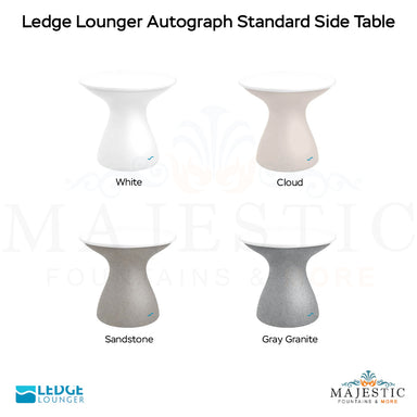 Ledge Lounger Autograph Standard Side Table In-Pool & Patio Furniture - Majestic Fountains