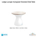 Ledge Lounger Autograph Standard Side Table In-Pool & Patio Furniture - Majestic Fountains