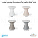 Ledge Lounger Autograph Tall Ice Bin Side Table In-Pool & Patio Furniture - Majestic Fountains