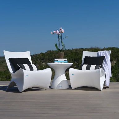 Ledge Lounger Autograph Tall Ice Bin Side Table In-Pool & Patio Furniture - Majestic Fountains